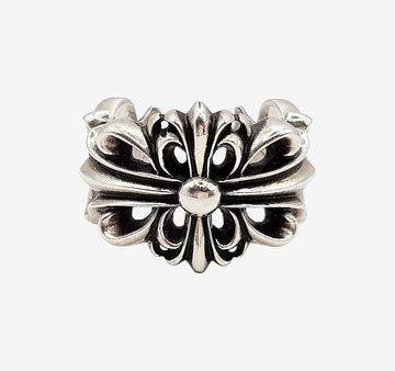 CHROME HEARTS ダブルフローラルリング 9AA77PCA 157846818 [P]