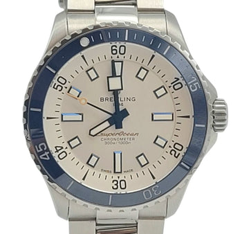 Breitling Superocean White and Blue Automatic Watch ETA101048 151517468 [P]