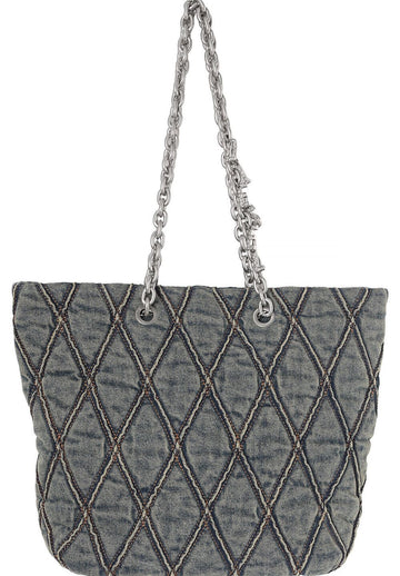 DIESEL Shopper Bag CHARMD SHOPPER M BAG Dunkelblau Denim P5570 HA001 154254453 [P]