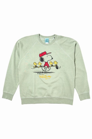 WILD DONKEY Light Green 26FW Raglan Crewneck Sweatshirt 158280442 [P]