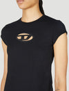 DIESEL TANGIE Tシャツ ブラック 72966085 [P]
