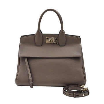 SALVATORE FERRAGAMO スタジオトートバッグ兼ショルダーバッグ ミディアム 71526013 158303901 [P]