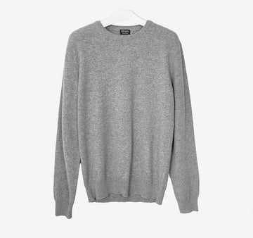 ZEGNA Unbenutzter Kaschmirpullover 110 Größe Grau 3QCW2M 158347788 [P]
