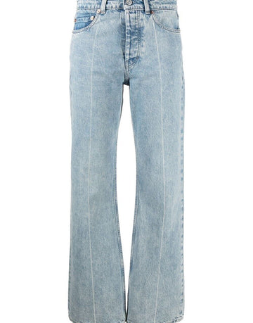 Our Legacy Women's Bootcut Bleach Crease Denim Jeans W4225BB BC 37021173 [P]