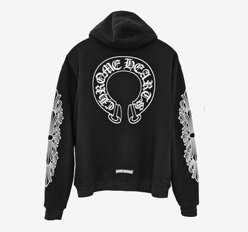 CHROME HEARTS Schwarzes Heavyweight Floral Horseshoe L IVXMCVM9 158348763 [P]