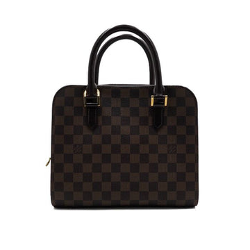 LOUIS VUITTON Triana Tote Bag aus Damier Ebene Canvas N51155 158357930 [P]