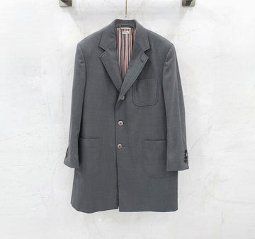 THOM BROWNE シングルコートジャケット グレー 155315435 [P]