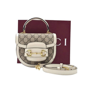 GUCCI Pferdeschlaufen Mini Tote Bag mit Griff und Schulterriemen (781387) 158359792 [P]