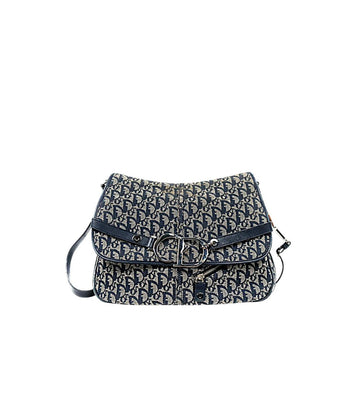 Dior Oblique CD Logo Flap Shoulder Bag 64006 158363157 [P]