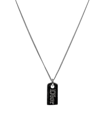 DIOR Platte Silber Halskette 63749 158364365 [P]