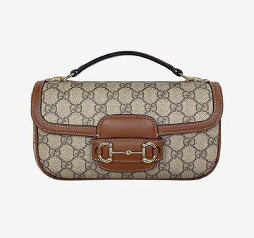 Gucci Unused Horsebit Mini 1955 Beige Ebony 735178 158372848 [P]