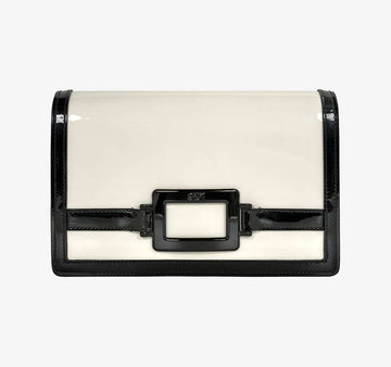 Roger Vivier Belly Vivier Boyaj Clutch Shoulder Bag Patent Leather 158372853 [P]