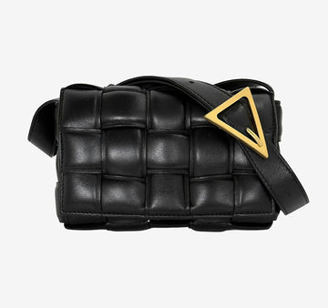 Bottega Veneta Intrecciato Cross Mini Bag Black LTXS4PM2 158373111 [P]