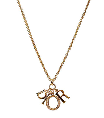 DIOR キュービック レボリューション ゴールド ネックレス 63808 158375800 [P]