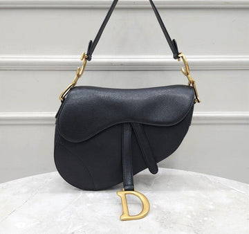 DIOR Schwarze Leder Satteltasche 93102882 [P]