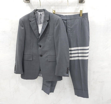 THOM BROWNE ミッドグレー ジャケット パンツ スーツ セット 153194501 [P]