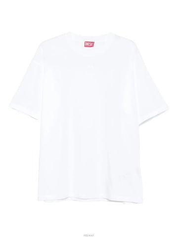 Diesel Short Sleeve T-Shirt White A21562 0PLAT 100 157434121 [P]