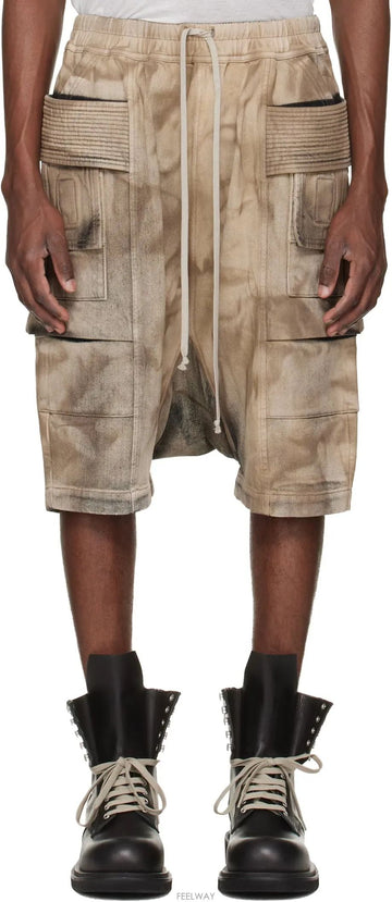 RICK OWENS DRKSHDW CREATCH CARGO PODS ダスト ウォッシュ デニム DU01F4382 DST 34 158395011 [P]
