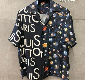 Louis Vuitton Space Hawaiian Galaxy Short Sleeve Shirt 1A4Q0AG110132 148409794 [P]