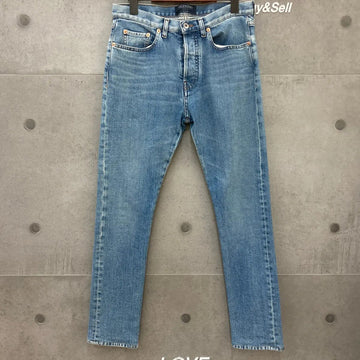 Valentino Slim Fit Denim Pants Washed Blue 000042572C030913 158401257 [P]