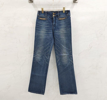Celine Jane Wash Flare Denim Pants 2N991365M07DU 134084968 [P]