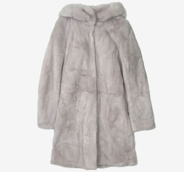 FENDI ミンクフードジャケット MQBYK9YX 158403620 [P]