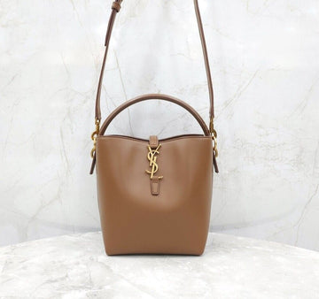 Saint Laurent Leather Bucket Shoulder Bag 749036 154072680 [P]