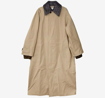 BOTTEGA VENETA Intrecciato Leder Trenchcoat Beige 769701 158404400 [P]