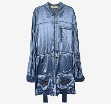 FENDI All-in-One-Jumpsuit Satin Blau MV9NJF7A 158404488 [P]