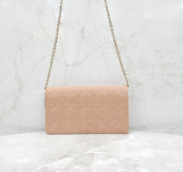 DIOR ペイデント カナージュ レディ チェーン ポーチ ショルダーバッグ S0204OVRB 155423573 [P]
