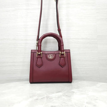 Gucci Diana Bamboo Top Handle Mini Tote Shoulder Bag 828356 158405400 [P]