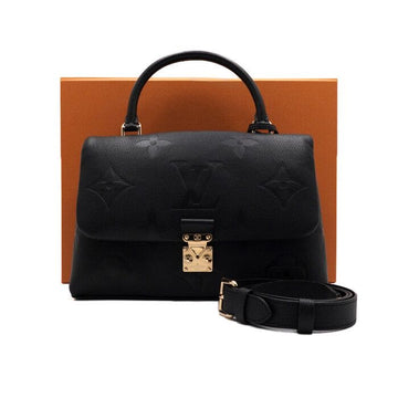 Louis Vuitton Black Monogram Empreinte Madeleine MM Tote and Shoulder Bag 158406593 [P]