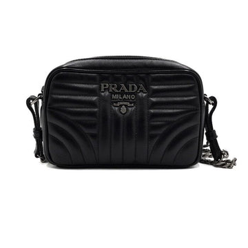 Prada Black Leather Mini Crossbody Bag 1BH084 158406660 [P]