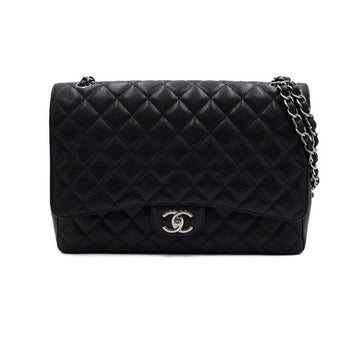 CHANEL Klassische große Schultertasche mit Silberkette AA65861 158406675 [P]