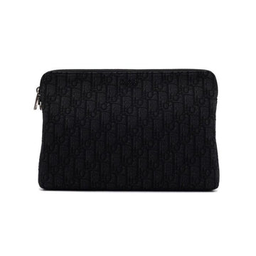 DIOR ブラックオブリークジャカード男性パウチクラッチバッグ aa65858 158406701 [P]