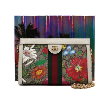 Gucci Ophidia GG Flora Gold Chain Shoulder Bag and Crossbody Bag 503877 158192775 [P]