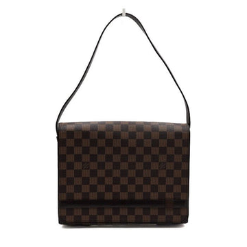 LOUIS VUITTON Tribecca Curry Schultertasche aus Damier Eben Canvas N51161 158406744 [P]