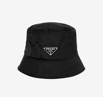 PRADA Rinylon Bucket Hat M Größe Schwarz 59JC8D6A 158407587 [P]