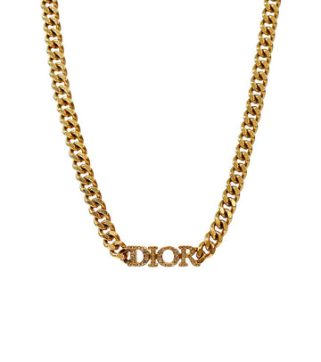 DIOR Cubic Revolution Gold Choker Necklace 64013 158408377 [P]