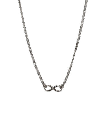 TIFFANY & CO Infinity Silber Halskette 64349 158408400 [P]