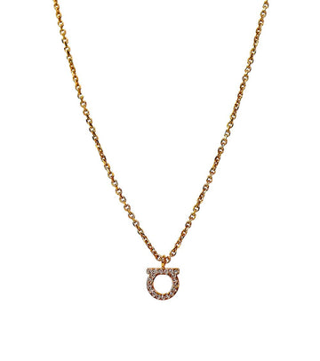 Salvatore Ferragamo Gancini Cubic Necklace 64768 158408438 [P]