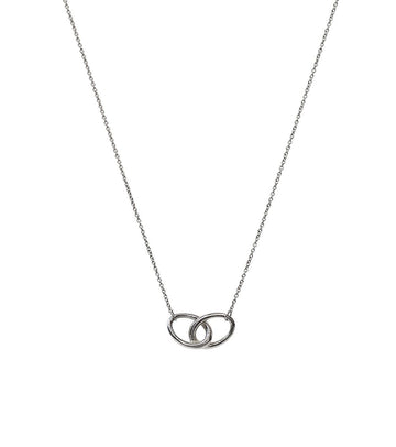 Tiffany & Co Double Loop Silver Necklace 64454 158408449 [P]