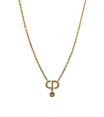 Dior Petite CD Gold Necklace 63991 158408476 [P]
