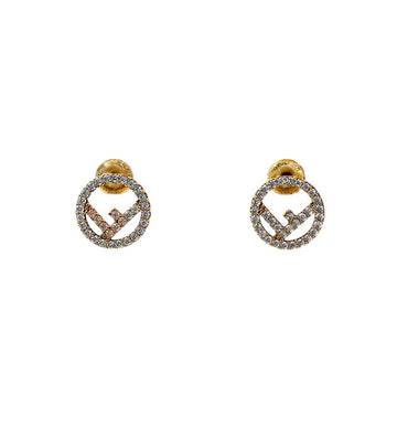 FENDI Cubic F Ohrringe Gold 63776 158409637 [P]