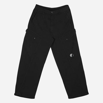 CP Company Lens Chrome R Multi Pocket Cargo Pants Black 158410238 [P]