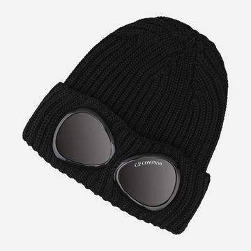 CP Company Merino Wool Beanie Black 158410261 [P]
