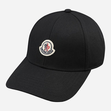 Moncler Embroidered Logo Baseball Cap Black 158411085 [P]