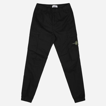 Stone Island Cargo Pants with Patch Black 158412100 [P]