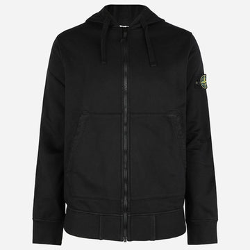 Stone Island 6F Patch Zip-Up Hoodie Jacket Black 6100061 S0051 V0029 158412278 [P]