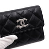CHANEL Damentasche aus schwarzem Kaviar mit Shooting Star Logo AP4810 158412309 [P]